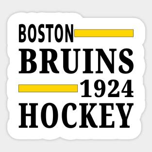 Boston Bruins Hockey 1924 Classic Sticker